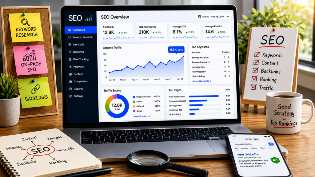 SEO optimization for website marketing success